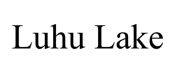 Trademark Logo LUHU LAKE