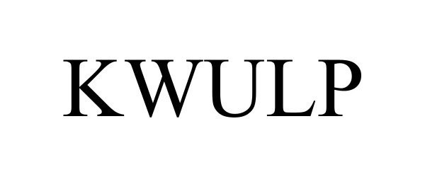 Trademark Logo KWULP