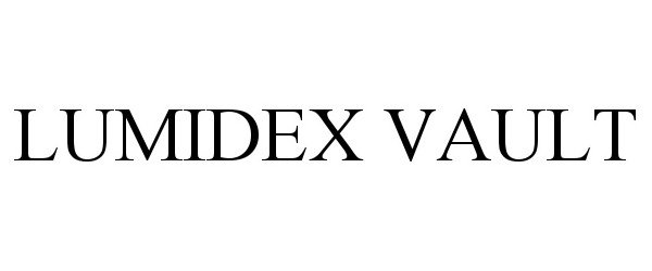Trademark Logo LUMIDEX VAULT