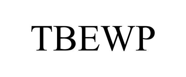 Trademark Logo TBEWP