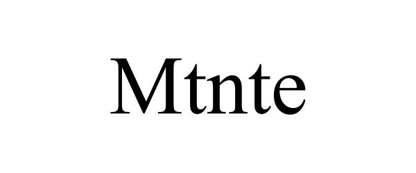 Trademark Logo MTNTE