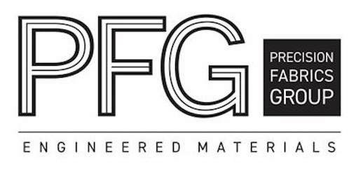 Trademark Logo PFG PRECISION FABRICS GROUP ENGINEERED MATERIALS