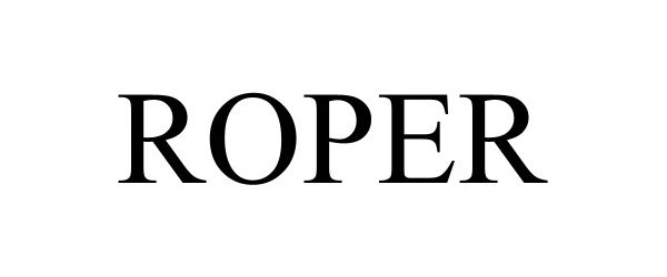 Trademark Logo ROPER