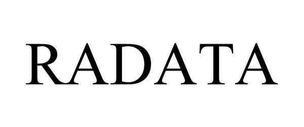 Trademark Logo RADATA