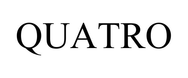 Trademark Logo QUATRO