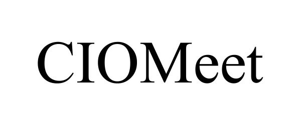 Trademark Logo CIOMEET