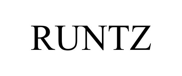 Trademark Logo RUNTZ