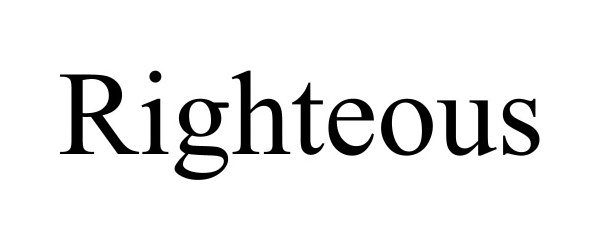 Trademark Logo RIGHTEOUS