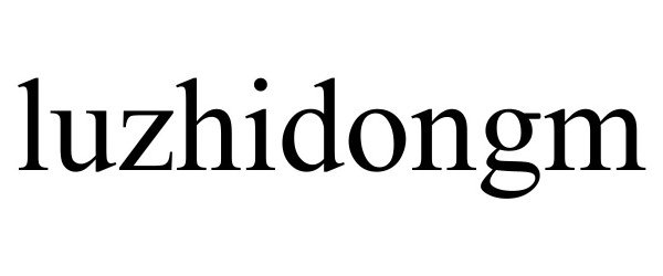 Trademark Logo LUZHIDONGM