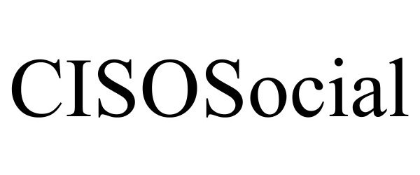Trademark Logo CISOSOCIAL