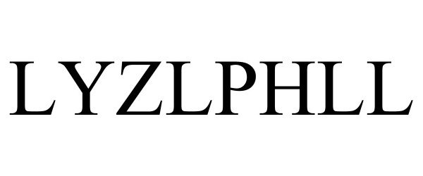 Trademark Logo LYZLPHLL