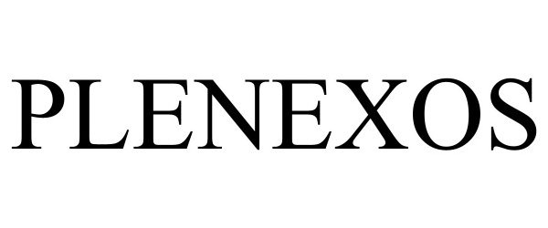 Trademark Logo PLENEXOS