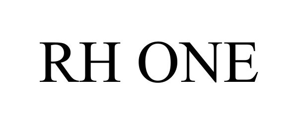 Trademark Logo RH ONE