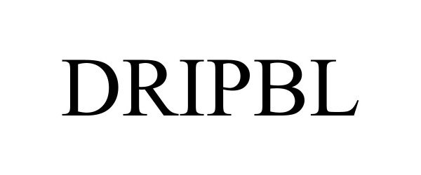 Trademark Logo DRIPBL