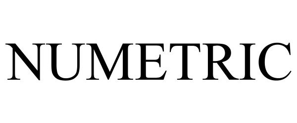Trademark Logo NUMETRIC