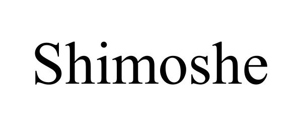  SHIMOSHE