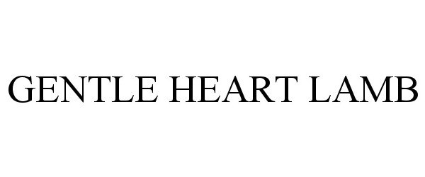  GENTLE HEART LAMB