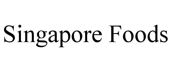  SINGAPORE FOODS