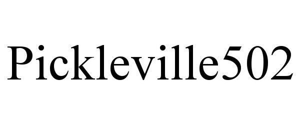Trademark Logo PICKLEVILLE502