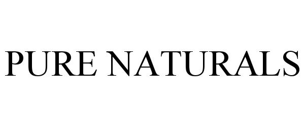 Trademark Logo PURE NATURALS