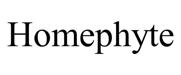  HOMEPHYTE