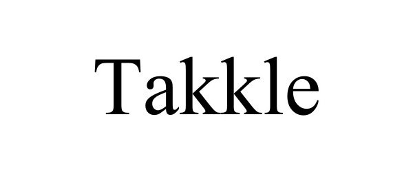 Trademark Logo TAKKLE