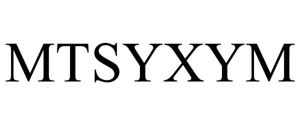  MTSYXYM