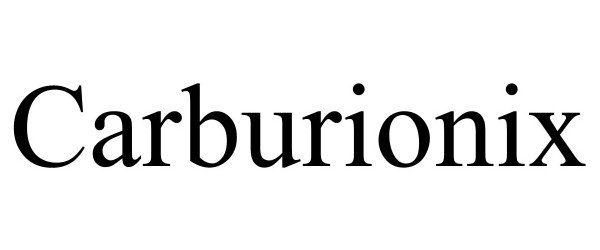 Trademark Logo CARBURIONIX