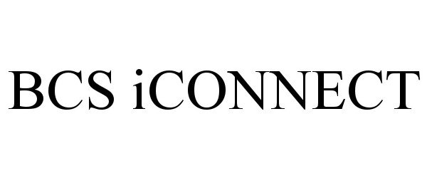  BCS ICONNECT