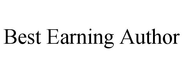  BEST EARNING AUTHOR