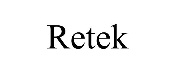 Trademark Logo RETEK