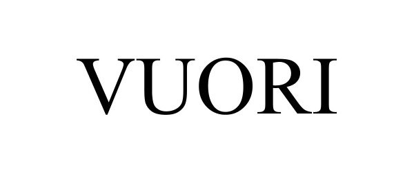 Trademark Logo VUORI