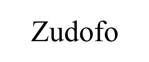 Trademark Logo ZUDOFO