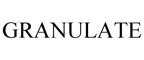Trademark Logo GRANULATE