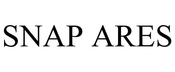 Trademark Logo SNAP ARES