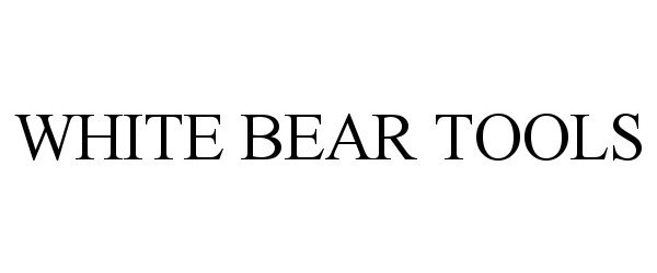 Trademark Logo WHITE BEAR TOOLS