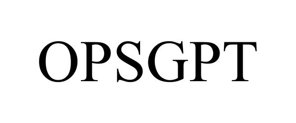 Trademark Logo OPSGPT