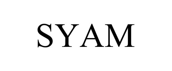 Trademark Logo SYAM