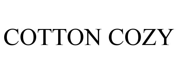 Trademark Logo COTTON COZY