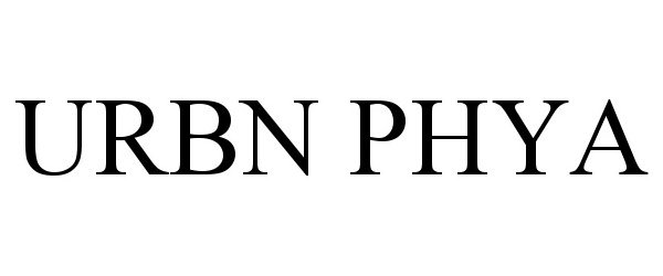 Trademark Logo URBN PHYA