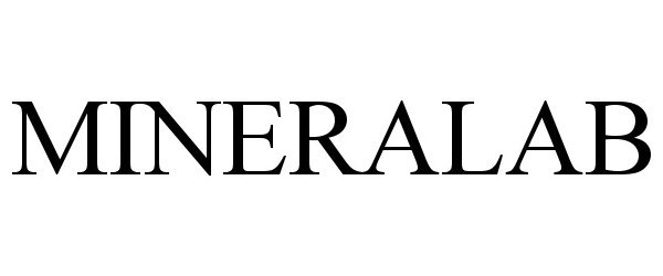 Trademark Logo MINERALAB
