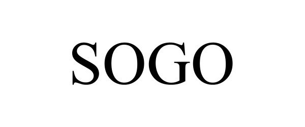 Trademark Logo SOGO