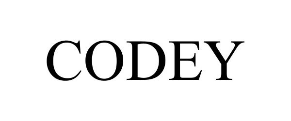 Trademark Logo CODEY