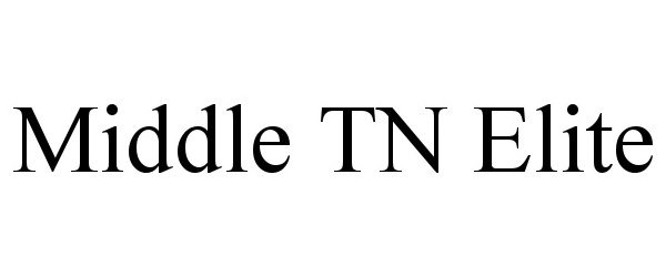 Trademark Logo MIDDLE TN ELITE