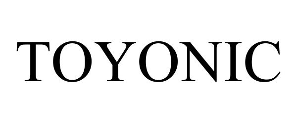 Trademark Logo TOYONIC