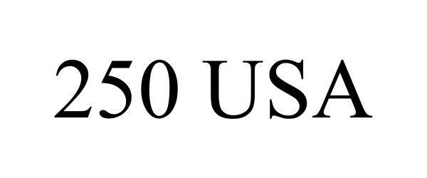 Trademark Logo 250 USA