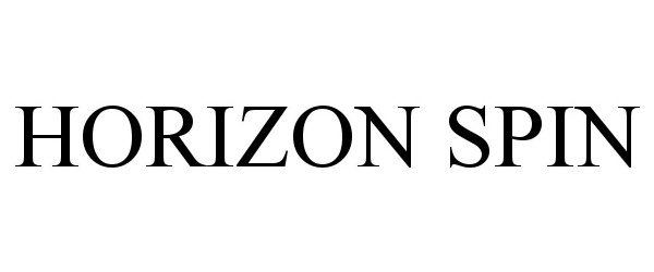 Trademark Logo HORIZON SPIN