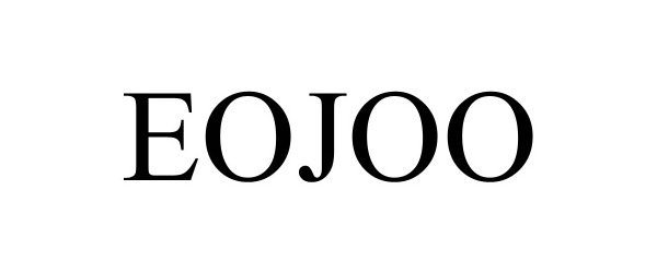 Trademark Logo EOJOO