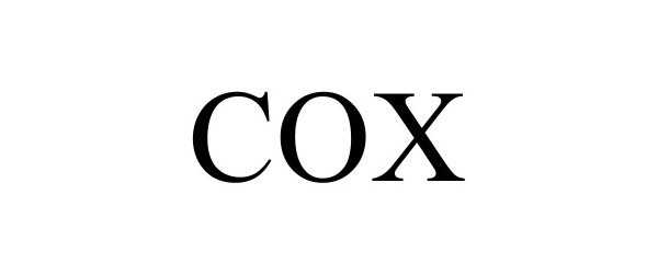 Trademark Logo COX