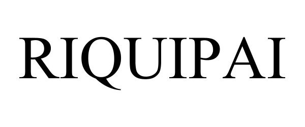 Trademark Logo RIQUIPAI